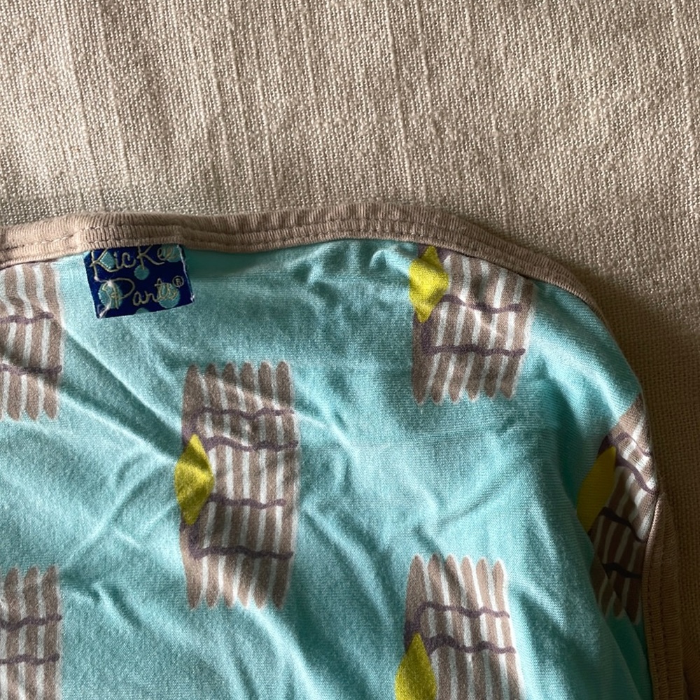 Kickee pants blanket- washed once never used